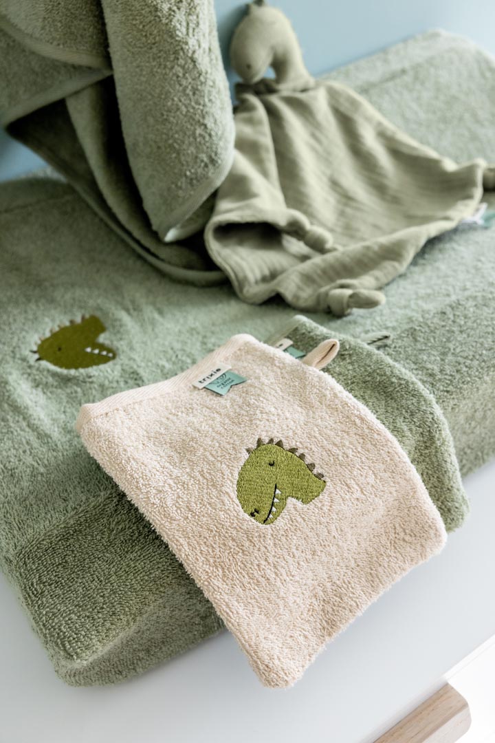 Washcloths 2-pack - Aura Dino